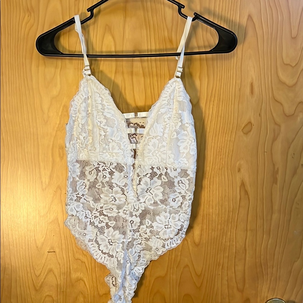 White Lace Bodysuit